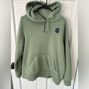 Carhartt Relaxed Fit Midweight Logo Sleeve Graphic Hoodie